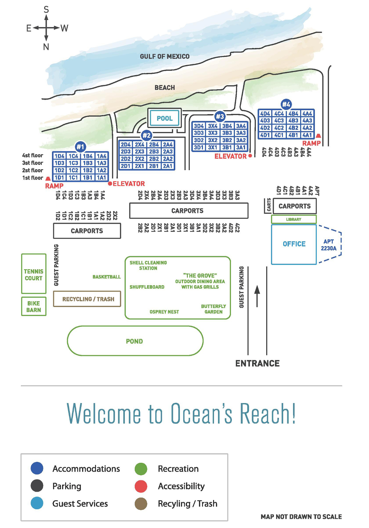 ocean's reach resort-map