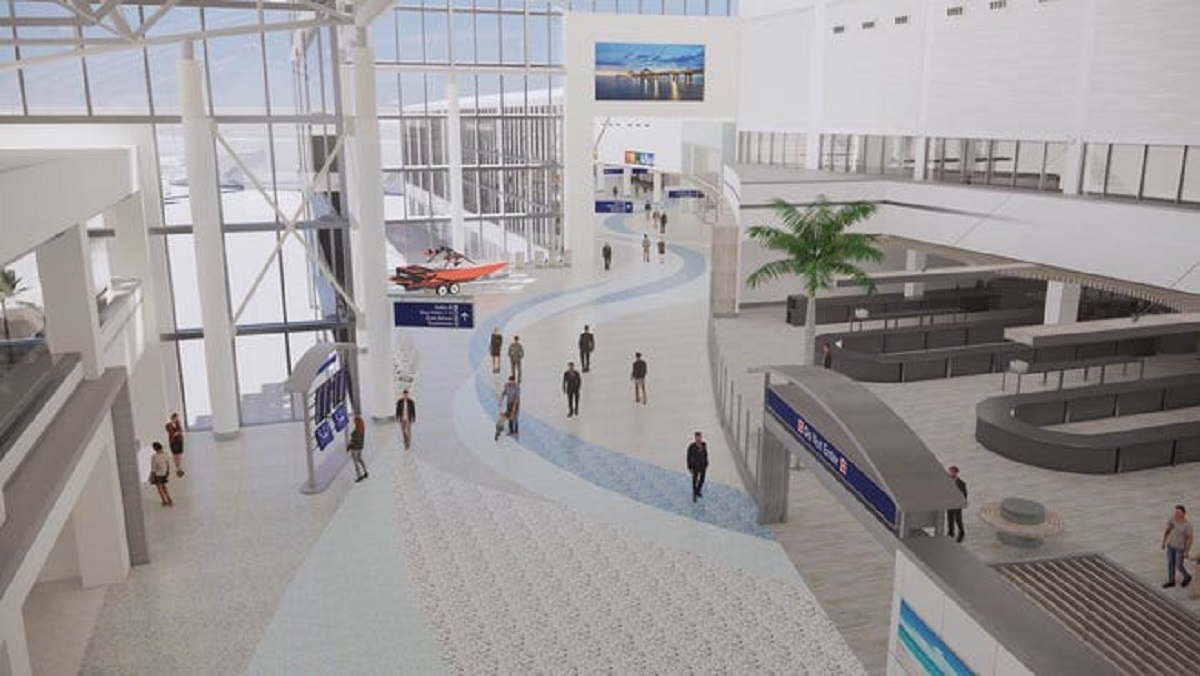 Rendering of airport expansion